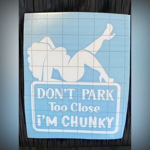 Chunky Car Decal